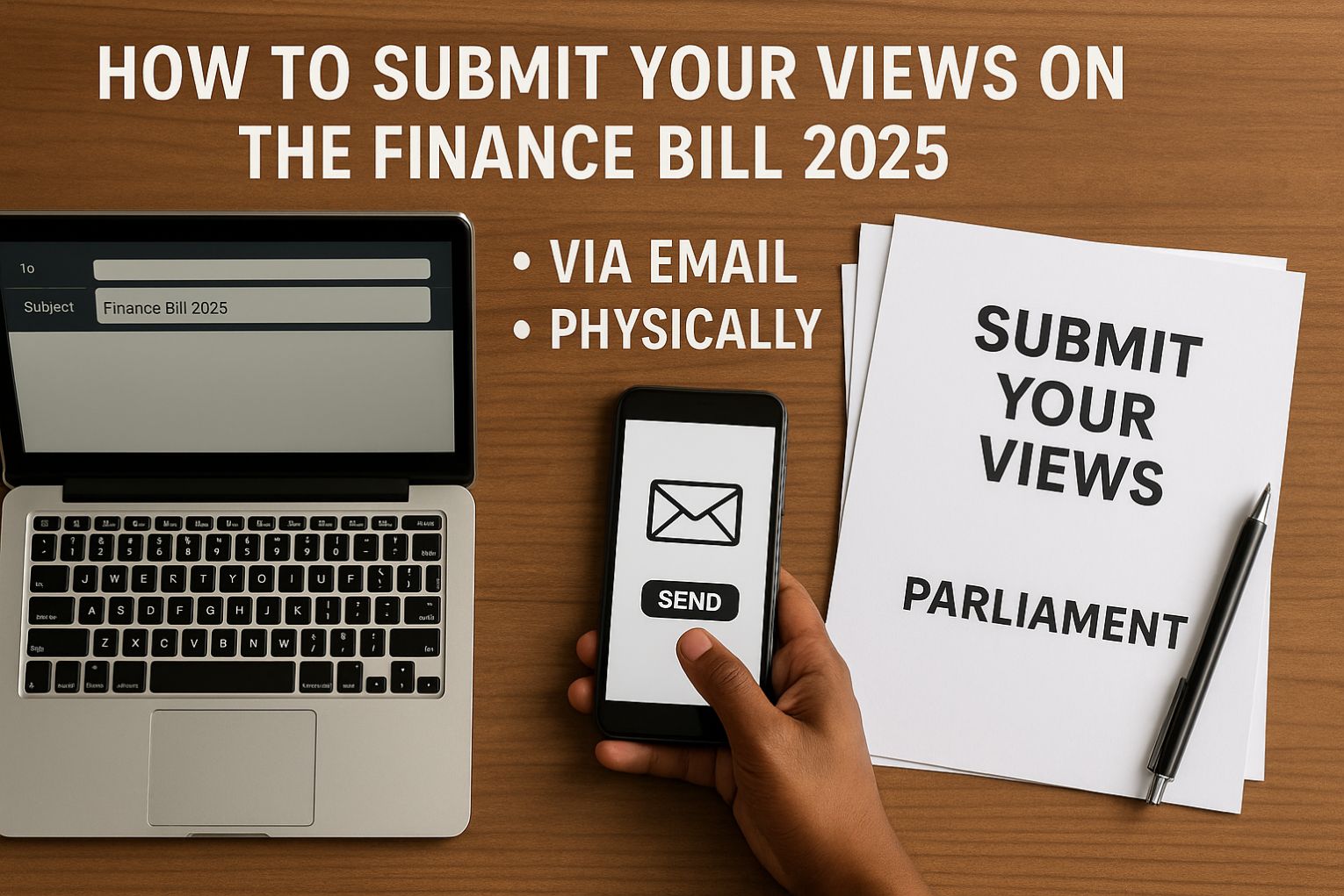 Here’s How You Can Share Your Views on the Finance Bill 2025/26