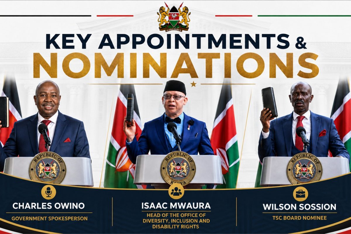 Ruto Reshuffles Government, Names Charles Owino Spokesperson and Unveils Key Nominees