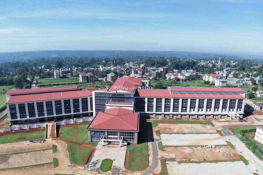 Kakamega County Teaching and Referral Hospital nears completion.