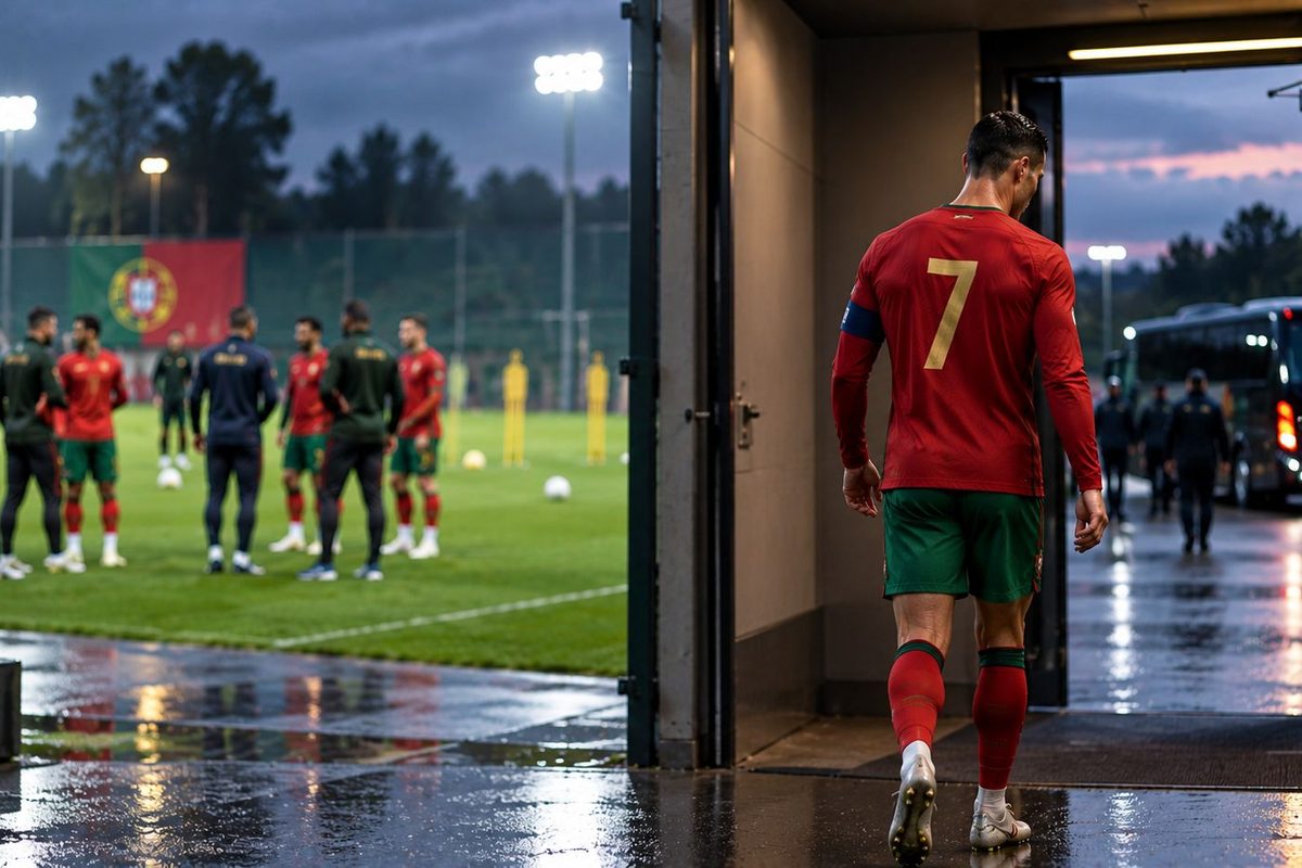 Ronaldo leaves Portugal camp amid rumours of retirement.