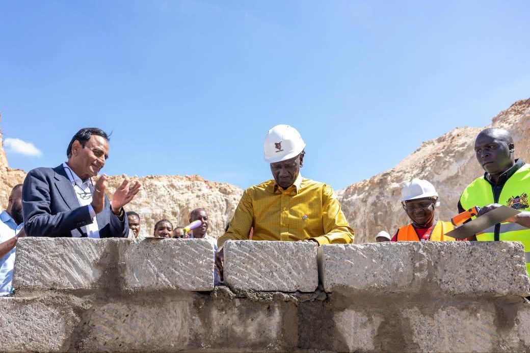 Ruto Launches KSh70 Billion Devki Cement Plant in Kitui.